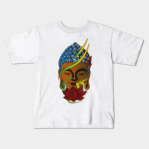 buddha Kids T-Shirt by RG ART & DESIGN